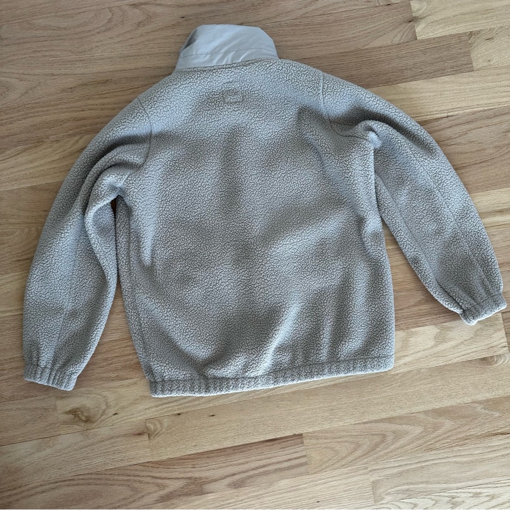 Vuori Light beige Sherpa Bomber Jacket - Picture 7 of 12